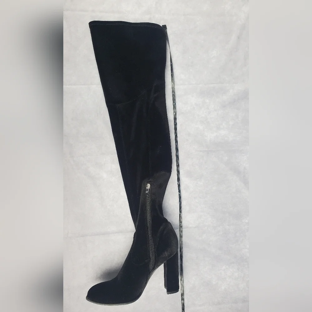 Authentic Suede Marc‎ Fisher Over the knee Black boots Women's Size 6 M